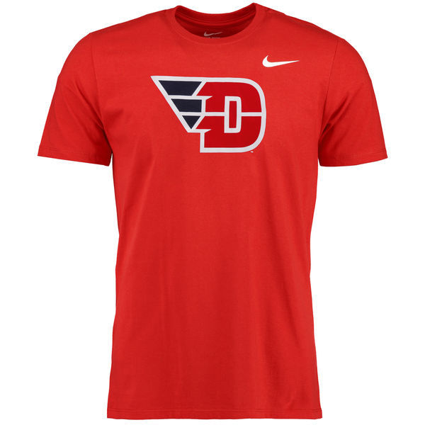 Men Dayton Flyers Nike Big Logo T-Shirt - Red Buy Good Jerseys at Cheap Pri