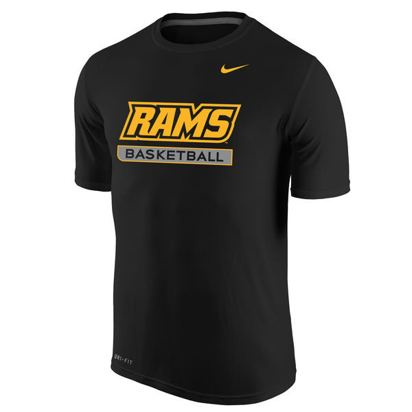 Men VCU Rams Nike Basketball Legend Practice Performance T-Shirt - Black Bu
