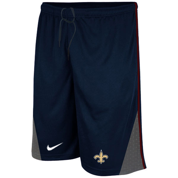 Nike NFL New Orleans Saints Men Classic Shorts Dark Blue Buy Good Jerseys a