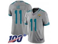 #11 Limited Marqise Lee Silver Football Youth Jersey Jacksonville Jaguars Inverted Legend 100th Season