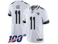 #11 Limited Marqise Lee White Football Road Youth Jersey Jacksonville Jaguars Vapor Untouchable 100th Season