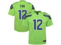 12 Fan Seattle Seahawks Nike Youth Color Rush Game Jersey - Green