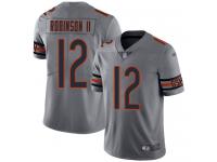 #12 Limited Allen Robinson Silver Football Youth Jersey Chicago Bears Inverted Legend Vapor Rush