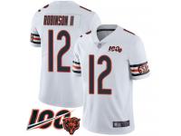 #12 Limited Allen Robinson White Football Road Youth Jersey Chicago Bears Vapor Untouchable 100th Season