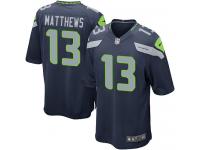 #13 Chris Matthews Seattle Seahawks Home Jersey _ Nike Youth Navy Blue NFL Game