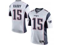 #15 Game N'Keal Harry White Football Road Men's Jersey New England Patriots