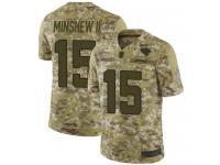 #15 Limited Gardner Minshew II Camo Football Youth Jersey Jacksonville Jaguars 2018 Salute to Service