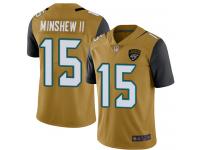 #15 Limited Gardner Minshew II Gold Football Youth Jersey Jacksonville Jaguars Rush Vapor Untouchable