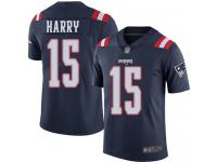 #15 Limited N'Keal Harry Navy Blue Football Men's Jersey New England Patriots Rush Vapor Untouchable