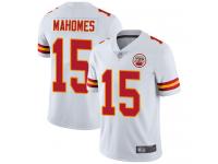 #15 Limited Patrick Mahomes White Football Road Men's Jersey Kansas City Chiefs Vapor Untouchable