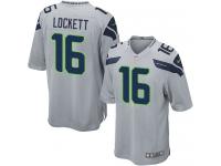 #16 Tyler Lockett Seattle Seahawks Alternate Jersey _ Nike Youth Grey NFL Game