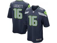 #16 Tyler Lockett Seattle Seahawks Home Jersey _ Nike Youth Navy Blue NFL Game