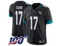 #17 Limited DJ Chark Black Football Home Youth Jersey Jacksonville Jaguars Vapor Untouchable 100th Season