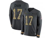 #17 Limited DJ Chark Black Football Youth Jersey Jacksonville Jaguars Salute to Service Therma Long Sleeve