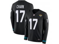 #17 Limited DJ Chark Black Football Youth Jersey Jacksonville Jaguars Therma Long Sleeve