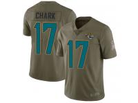 #17 Limited DJ Chark Olive Football Youth Jersey Jacksonville Jaguars 2017 Salute to Service