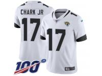 #17 Limited DJ Chark White Football Road Youth Jersey Jacksonville Jaguars Vapor Untouchable 100th Season