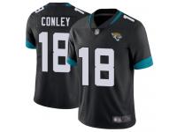 #18 Limited Chris Conley Black Football Home Youth Jersey Jacksonville Jaguars Vapor Untouchable