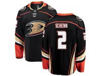 #2 Breakaway Luke Schenn Youth Black NHL Jersey - Home Anaheim Ducks