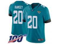 #20 Limited Jalen Ramsey Teal Green Football Alternate Youth Jersey Jacksonville Jaguars Vapor Untouchable 100th Season