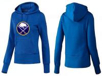 2015 NHL Buffalo Sabres Women Blue Pullover Hoodie