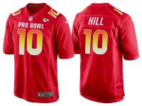2018 PRO BOWL AFC KANSAS CITY CHIEFS #10 TYREEK HILL RED GAME JERSEY