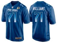 2018 PRO BOWL NFC WASHINGTON REDSKINS #71 TRENT WILLIAMS ROYAL GAME JERSEY
