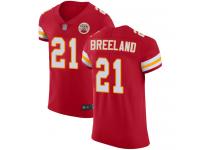 #21 Elite Bashaud Breeland Red Football Home Men's Jersey Kansas City Chiefs Vapor Untouchable