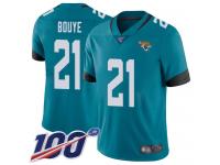 #21 Limited A.J. Bouye Teal Green Football Alternate Youth Jersey Jacksonville Jaguars Vapor Untouchable 100th Season