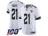 #21 Limited A.J. Bouye White Football Road Youth Jersey Jacksonville Jaguars Vapor Untouchable 100th Season