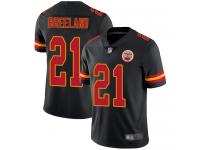 #21 Limited Bashaud Breeland Black Football Men's Jersey Kansas City Chiefs Rush Vapor Untouchable