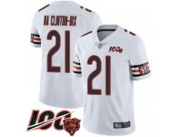 #21 Limited Ha Ha Clinton-Dix White Football Road Men's Jersey Chicago Bears Vapor Untouchable 100th Season