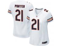 #21 Tracy Porter Chicago Bears Road Jersey _ Nike Women's White NFL Game