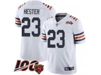 #23 Limited Devin Hester White Football Men's Jersey Chicago Bears 100th Season