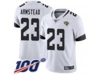 #23 Limited Ryquell Armstead White Football Road Youth Jersey Jacksonville Jaguars Vapor Untouchable 100th Season