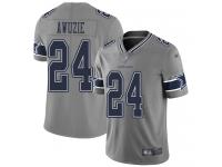 #24 Limited Chidobe Awuzie Gray Football Men's Jersey Dallas Cowboys Inverted Legend Vapor Rush