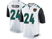 #24 T.J. Yeldon Jacksonville Jaguars Road Jersey _ Nike Youth White NFL Game