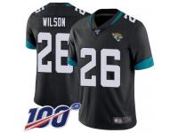 #26 Limited Jarrod Wilson Black Football Home Youth Jersey Jacksonville Jaguars Vapor Untouchable 100th Season