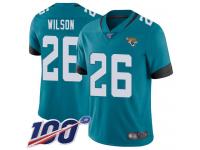 #26 Limited Jarrod Wilson Teal Green Football Alternate Youth Jersey Jacksonville Jaguars Vapor Untouchable 100th Season