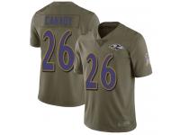 #26 Limited Maurice Canady Olive Football Youth Jersey Baltimore Ravens 2017 Salute to Service