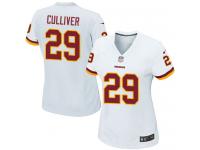 #29 Chris Culliver Washington Redskins Road Jersey _ Nike Women's White NFL Game