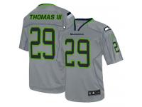 #29 Earl Thomas III Seattle Seahawks Jersey _ Nike Youth Lights Out Grey NFL Game