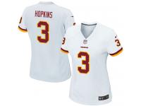 #3 Dustin Hopkins Washington Redskins Road Jersey _ Nike Women's White NFL Game