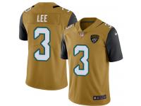 #3 Limited Tanner Lee Gold Nike NFL Youth Jersey Jacksonville Jaguars Rush Vapor Untouchable