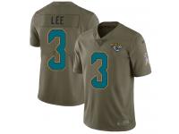 #3 Limited Tanner Lee Olive Nike NFL Youth Jersey Jacksonville Jaguars 2017 Salute to Service