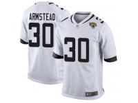 #30 Game Ryquell Armstead White Football Road Youth Jersey Jacksonville Jaguars