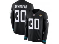 #30 Limited Ryquell Armstead Black Football Youth Jersey Jacksonville Jaguars Therma Long Sleeve