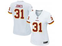 #31 Matt Jones Washington Redskins Road Jersey _ Nike Women's White NFL Game