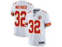#32 Limited Tyrann Mathieu White Football Road Youth Jersey Kansas City Chiefs Vapor Untouchable