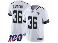 #36 Limited Ronnie Harrison White Football Road Youth Jersey Jacksonville Jaguars Vapor Untouchable 100th Season